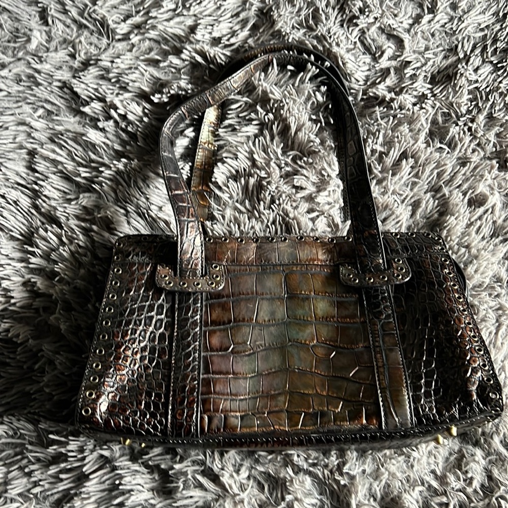 Sondra Roberts croc skin Bag